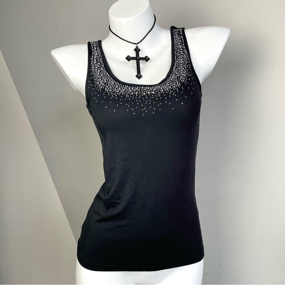 2000s Black Mcbling Tank Top